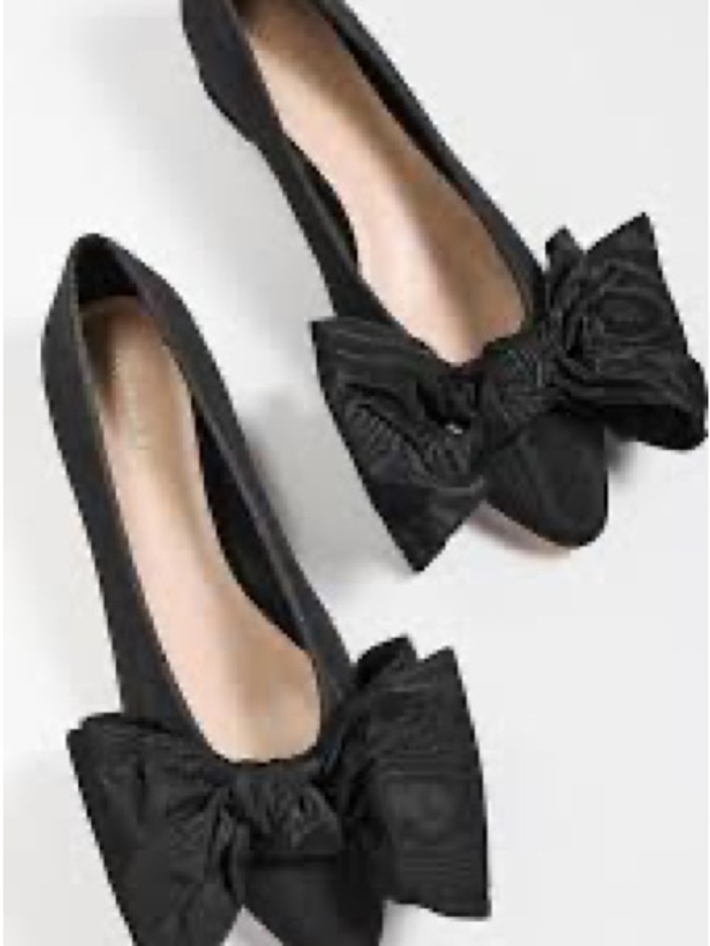 Loeffler Randall Noa Bow Flats Black 11.5